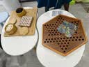 御圣 跳棋玻璃珠跳跳棋大号儿童益智早教启蒙游戏棋成人学生儿童礼物 六角形特大号跳棋【玻璃套装】 实拍图