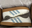 adidas「T头鞋」VL COURT 2.0复古休闲板鞋德训鞋阿迪达斯轻运动   汉玉白/蓝色/金色 (推荐女生买小半码)   36.5 实拍图