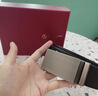 金利来男士皮带时尚牛皮腰带礼盒休闲商务自动扣裤带 生日礼物送礼 实拍图