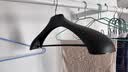 茶花大衣架 宽肩无痕晾衣架子 衣服挂架晒衣撑 西服衣挂加粗 3只 实拍图