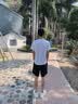 安踏冰丝运动套装男2026夏季速干透气短袖t恤男休闲健身衣跑步运动服 纯净白/基础黑【速干运动套装】 XL/180 实拍图