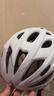 洛克兄弟 骑行头盔带风镜山地公路自行车头盔男女一体成型炫彩安全帽 白色：58-62cm 变色镜片 全天可用 实拍图