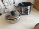 三角牌（Triangle）电饭煲 老式电饭锅304不锈钢0涂层内胆家用大容量煮饭锅带蒸笼家庭2-6人用蒸煮炖多功能一体 4L 升级智能款【0涂层304钢胆丨24小时预约】 实拍图