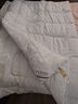 富安娜 舒暖 纤维被子冬季被芯 双人冬厚被 约6.3斤 203*229cm 白色 实拍图
