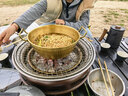 尚烤佳（Suncojia）户外烧烤炉 木炭烧烤架 围炉煮茶炉 韩式无烟煎烤炉 木碳烤肉炉 实拍图
