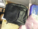 花迹（HUAJI）真皮双肩包女新款潮百搭时尚女神节头层牛皮女士软皮百搭背包女 黑色 实拍图