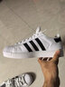 阿迪达斯adidas三叶草贝壳头SUPERSTARII男女休闲鞋 IH8659 41码 实拍图
