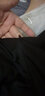 席臣特大码西裤男加肥加大弹力直筒纯色胖子免烫商务西装裤休闲长裤子 黑色 40（190-205斤） 实拍图