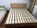 意米之恋橡胶木床实木床主卧双人床卧室家具大板【包安装】1.5m*1.9m DBB4 实拍图