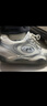 骆驼（CAMEL）月牙德训鞋女百搭板鞋休闲鞋 L25S577059B 米/银(蕾丝透气) 37 实拍图
