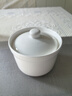 迈卡伦（MAIKALUN）纯白酒店陶瓷炖汤杯隔水鱼翅燕窝盅汤盅沙县炖盅甜品点心碗 炖盅4.5英寸 实拍图