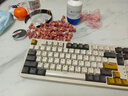 高特轴OUTEMU水蜜桃轴V3静音轴机械键盘轴体热插拔客制化多巴胺轴青柠轴火龙果轴 适配狼蛛f87pro vgn 水蜜桃轴V3 110颗（罐装） 带导光柱 实拍图