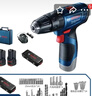 博世（BOSCH）电钻12V锂电钻冲击钻三合一家用钻墙打孔GSB120双电小黑盒工具箱 实拍图