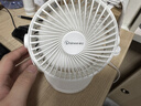 赛亿蓄电小风扇电风扇小台扇迷你USB手持便携风扇小型学生宿舍床头办公室静音桌面小电扇4000毫安 实拍图