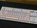CHERRY樱桃 MX8.3 繁花三模无线蓝牙电竞机械键盘全键热插拔8K扫描率铝合金机身 生日礼物 【客制化键帽】MX8.3繁花-花瓣轴-果冻粉 实拍图