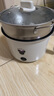 电煮锅小电锅电锅一体多功能锅宿舍用1-2人煮面锅 不粘内胆锅1.4L+不锈钢蒸笼 实拍图