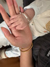 中国黄金（CHINA GOLD）平安喜乐足银手镯宝宝银镯子一对婴儿满月周岁礼物送新生儿见面礼 宝宝足银手镯一对-20g±0.5g【今/次日达】 实拍图
