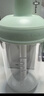 乐扣乐扣（LOCK&LOCK）夏天塑料儿童水杯奶茶杯Tritan带吸管户外提手男女杯子520mL绿色 实拍图