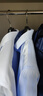 茶花大衣架 宽肩无痕晾衣架子 衣服挂架晒衣撑 西服衣挂加粗 3只 实拍图