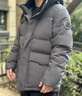 波司登（BOSIDENG）极寒鹅绒羽绒服男士冬季连帽短款百搭保暖外套B250242301 【店长推荐】极地灰8270-至高抵御-20°C M 175/96A 体重约130-140斤 实拍图