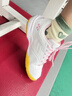 尤尼克斯（YONEX）羽毛球鞋减震防滑舒适亲子款青少年SHB220JRCR白粉35 实拍图