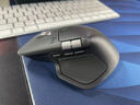 罗技（Logitech）大师系列 MX Master 4 B2B 无线蓝牙鼠标 人体工学 静音鼠标 拇指滚轮 自定义行动环 石墨黑 实拍图