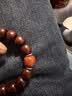 心佑天然南红单珠 老型桶珠散珠小金刚108颗配饰星月菩提百香籽腰顶珠 南红老型桶珠·13mm单珠·附证书 实拍图