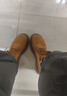 海澜之家HLA情侣靴大黄靴男舒适厚底马丁靴子男款 T249土黄色42 实拍图
