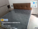 法莎蒂（C2221皮）2026新款意式极简薄床头真皮床中古风双人床的床 VAYNE大师2.0mm超厚半青皮单床+黑金竹炭床垫+单柜 【至尊版加密加厚榉木榫卯排骨架】1.8*2m框架结构 实拍图