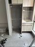 拓卫太空铝洗衣柜现代简约阳台洗衣池人造石英石盆组合柜带搓板洗脸盆 60白色 石英石盆带搓板 实拍图