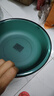 佳钓尼（JIADIAONI）开饵盆饵料盆三件套折叠鱼食拉饵盘鱼饵盆小号钓鱼鲢鳙散炮盆渔具 开饵浅盆墨绿 （24#） 实拍图