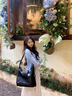 CharisKitty小c&k托特包包女包2026夏季新款单肩包轻奢斜挎包母亲节生日礼物 Black黑色【广州总仓发货-代写贺卡】 实拍图