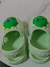 牧童儿童拖鞋夏男宝宝洞洞鞋软底女童卡通洗澡婴幼儿家居鞋奶龙绿130 实拍图