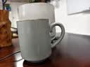 雅瓷汝窑会议杯陶瓷茶杯带盖带把手老板杯办公室礼盒装汝瓷将军杯 实拍图