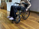 鱼跃(yuwell)轮椅H050钢管升级加固可折叠老人轮椅车老年轻便折叠轮椅 实拍图