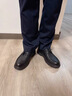 骆驼牌 男士皮鞋牛皮商务休闲爸爸鞋软底德比鞋 W932211710 黑色 40 实拍图