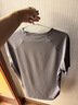 迪桑特（DESCENTE）TRAINING系列男士ACTIVE吸湿速干圆领短袖针织衫 CC-炭灰色 2XL (185/104A) 实拍图