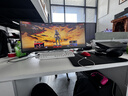 AMZFAST 34英寸240Hz带鱼屏21:9准4K超清WQHD1500R曲面 HDR400游戏电竞HDMI2.1升降显示器白色 迅龙G34C8S 实拍图