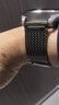 竞技者适于华为手表watch4/Pro表带watch3pro/GT5/GT4/GT3/GT6磁吸钛金属不锈钢手表带男款高级46/48 钛灰黑-编织链式22mm接口 实拍图