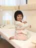 威尔贝鲁（WELLBER）【吸湿排汗】婴幼儿童睡袋1-3岁宝宝前6后4睡衣亲肤春夏 樱野粉M 实拍图
