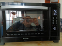 松下（Panasonic）上下独立温控自动预热易洁内胆立体旋转烧烤家用电烤箱 38L容量NB-HM3810 实拍图