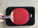 红双喜DHS狂飚乒乓球拍 直拍双面反胶弧圈结合快攻5星单拍H5006(附拍套) 实拍图