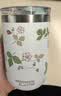 Wedgwood【教师节礼物】不锈钢保温杯高颜值便携水杯茶杯保冷保热随行杯 野草莓随行杯350ml 实拍图
