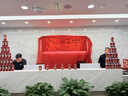 极度空间红布纯棉布料揭牌仪式乔迁开业装饰结婚用品佛布剪彩红布2*2.3m 实拍图