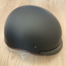 GXT摩托车头盔四季遮阳半盔瓢盔复古太子盔个性酷安全帽四季MT-4 哑黑（推荐花色） L（适合57~58cm） 实拍图