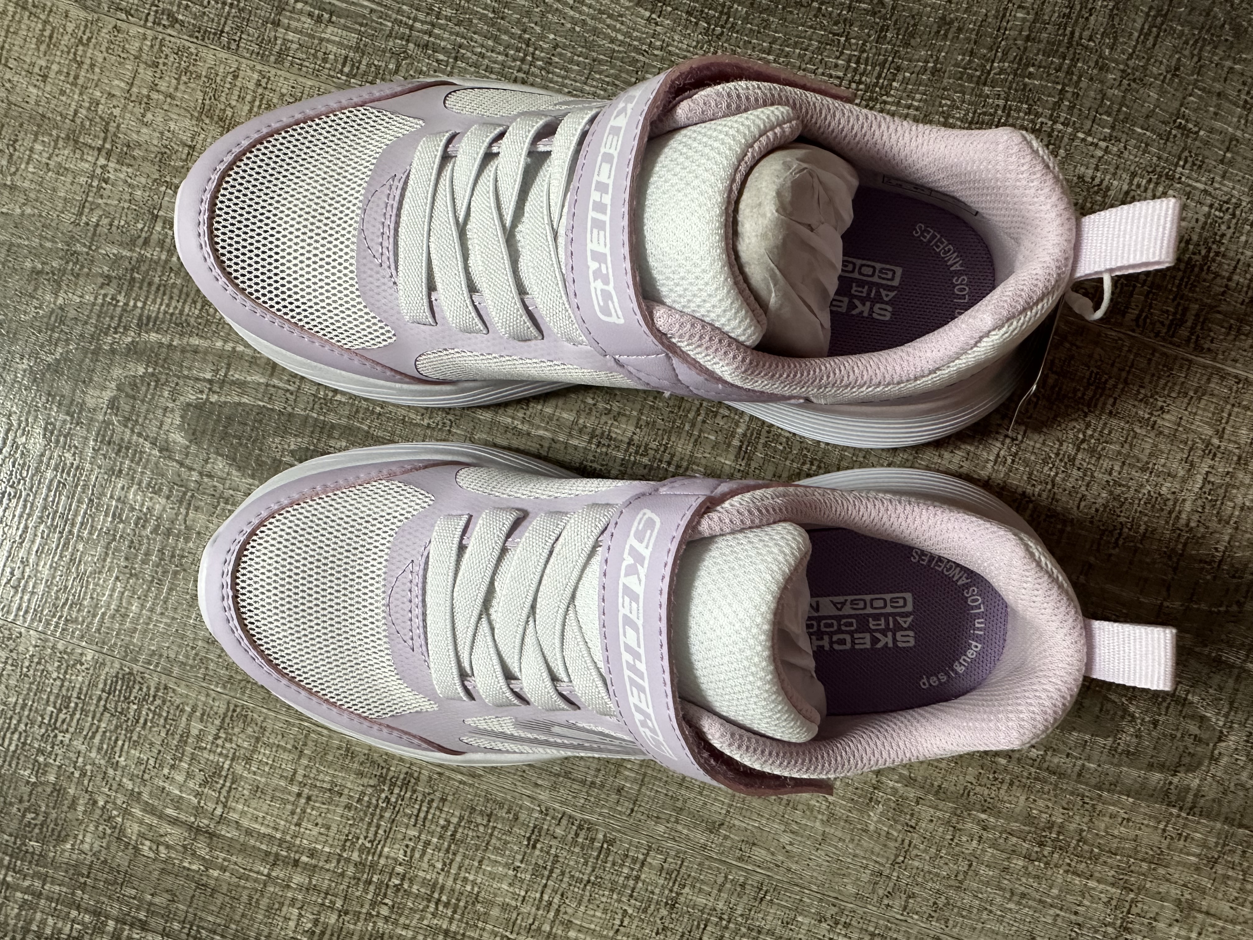 Skechers斯凯奇小学生运动鞋女孩儿童轻质防滑体训鞋透气跑步童鞋319022L 实拍图