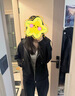 班尼路（Baleno）连帽外套女款2026新款春秋季女装灰色短开衫卫衣女简约淑女风上衣 实拍图