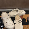 卡骆驰（CROCS）贝雅洞洞鞋男鞋女鞋轻便耐磨一脚蹬拖鞋休闲鞋百搭花园鞋|10126 卵石色-2V3 41 /42(260mm) 实拍图