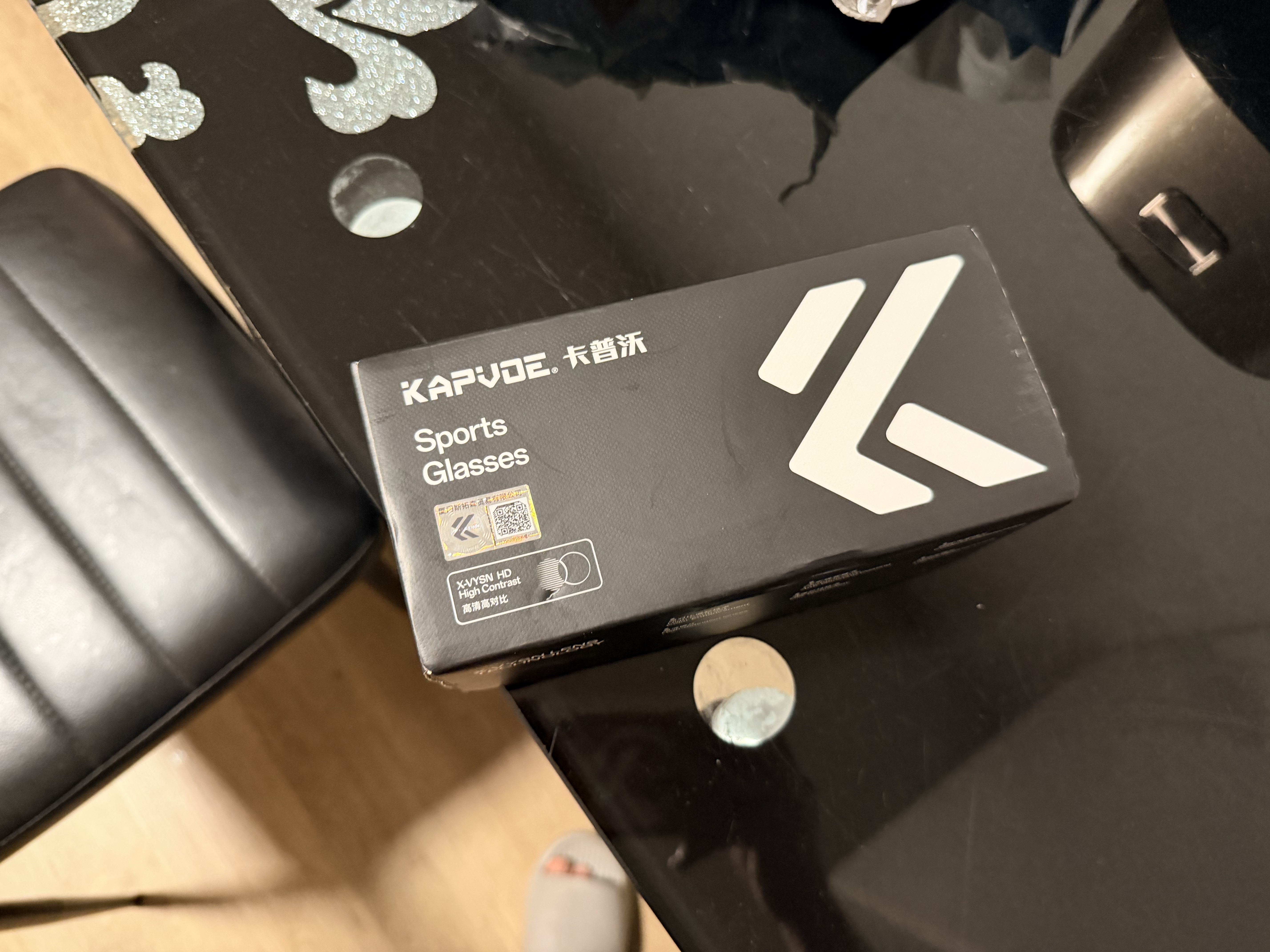 卡普沃（KAPVOE）雷达炫彩登山护目镜户外徒步防风眼镜登雪山偏光墨镜男女通用 实拍图