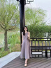 花花公子（PLAYBOY）法式气质无袖背心连衣裙女夏季2026新款海边度假风韩系穿搭长裙子 紫色 L 105-120斤 晒单实拍图